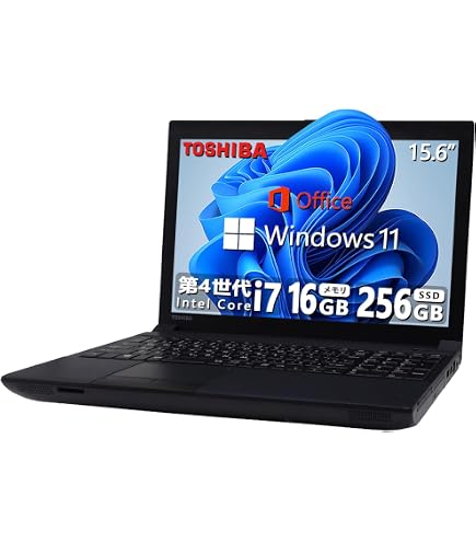 サクサク快適！ 究極Core i7 Windows11 ノートパソコン 東芝 Amazon.co.jp: 【整備済み品】 東芝 ハイスペック ノートパソコン/15.6